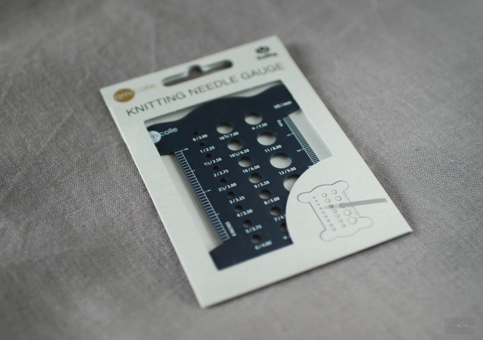 TULIP lineāls adatu izmēra noteikšanai